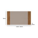 Ver imagem 5 de Painel Suspenso para TV até 60 Polegadas 160CMX90CM Extensivo Fresno Cinza
