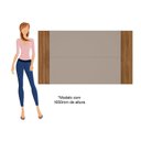 Ver imagem 6 de Painel Suspenso para TV até 60 Polegadas 160CMX90CM Extensivo Fresno Cinza