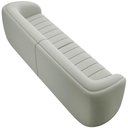 Ver imagem 2 de Kit Sofá 4 Lugares para Sala 252cm com 01 Poltrona Lazio M03 Veludo Creme - Lyam Decor