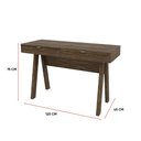 Ver imagem 3 de Mesa Computador para Escritório 120cm 2 Gavetas Eliana T02-D'Rossi