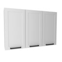 Ver imagem 3 de Armário Aéreo 3 Portas Americana Almofada 70cm TM1310 MDF Grazi Branco