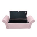Ver mais imagens de Cabeceira e Recamier Agnes para Cama Box Casal 140cm:rosa Bebê