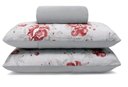 Ver imagem 1 de Jogo Cama King Basic Rolinho 3 Peças 100% Malha Algodão Estampa:Tainara Vermelho