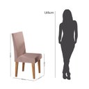 Ver imagem 4 de Kit com 2 Cadeiras para Sala de Jantar MDP/MDF Wallace Rosa/Veludo