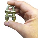 Ver imagem 6 de Kit 10 Grampo para Aterramento Gtdu Terra Conector Tipo U para Haste até 5/8