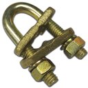 Ver imagem 1 de Kit 10 Grampo para Aterramento Gtdu Terra Conector Tipo U para Haste até 5/8