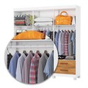Ver imagem 7 de Guarda-roupa Casal Genova 6 Portas 4 Gavetas 22110 Branco/cinamomo - Carioca Móveis
