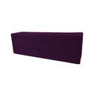 Ver imagem 2 de Recamier Puff Baú Sapateira com Gaveta 1,38cm para Cama Box Padrão - Roxo