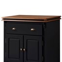 Ver imagem 2 de Balcão Buffet 2 Portas 1 Gavetas Manchester 2000 Linz Móveis - Preto/Imbuia