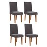 Kit com 4 Cadeiras para Sala de Jantar Mdp/mdf Wallace - 1