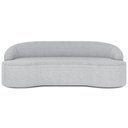 Ver imagem 3 de Sofá 4 Lugares Curvo Sala de Estar Living Lótus D02 Bouclê Cinza 230 cm B-56 - Lyam Decor