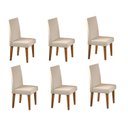 Ver imagem 1 de Kit com 6 Cadeiras para Sala de Jantar Mdp/mdf Wallace