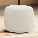 Ver imagem 2 de Puff Decorativo Orgânico Living Molly Redondo Bouclê Bege - Desk Design