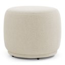 Ver imagem 1 de Puff Decorativo Orgânico Living Molly Redondo Bouclê Bege - Desk Design
