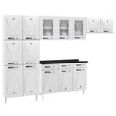 Ver imagem 3 de Cozinha de Aço Completa Telasul Star New com Vidro e Balcão