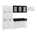 Ver imagem 3 de Cozinha de Aço Completa Telasul Star New com Vidro e Balcão