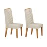Kit com 2 Cadeiras para Sala de Jantar Mdp/mdf Dyniz - 2