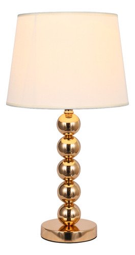 Abajur Luminária Moderno Dourado Metal