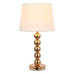 Abajur Luminária Moderno Dourado Metal - 1