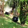 Panelão Caldeirão Bruxa Tripé Ferro Fundido Preto 40L 42cm - 3