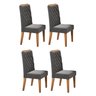 Kit com 4 Cadeiras para Sala de Jantar Mdp/mdf Dyniz - 2