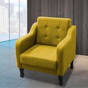Ver imagem 1 de Poltrona Decorativa Bella Sala Recepção Escritorio - Lobo Shopp:amarelo