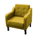 Ver imagem 2 de Poltrona Decorativa Bella Sala Recepção Escritorio - Lobo Shopp:amarelo