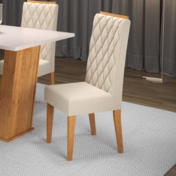 Kit com 6 Cadeiras para Sala de Jantar Mdp/mdf Dyniz - 3