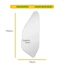 Ver imagem 5 de Espelho Decorativo Orgânico Led Frio 170x70 Suporte de Parede Rocco Sala Quarto Banheiro Escritório
