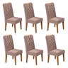 Kit com 6 Cadeiras para Sala de Jantar Mdp/mdf Dyniz - 2