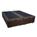 Ver imagem 6 de Box Bau King Size Premium (blindada) Super Reforçada Cor Preto Corino