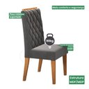 Ver imagem 6 de Kit com 6 Cadeiras para Sala de Jantar Mdp/mdf Dyniz
