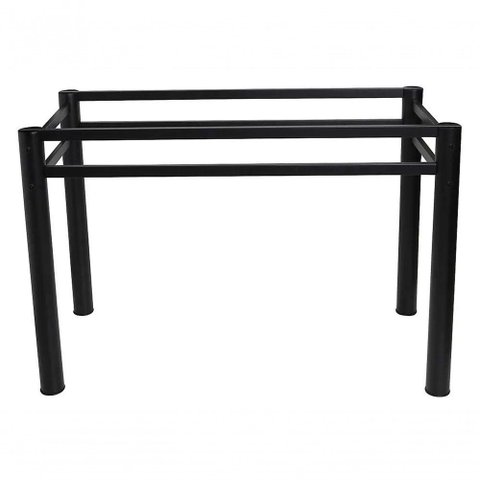 Base Retangular para Mesa Jantar Preto 1.20mt Refcv01