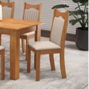 Ver imagem 3 de Kit 2 Cadeiras de Jantar Estofadas Veludo Dalas Yescasa