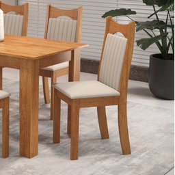 Kit com 2 Cadeiras para Sala de Jantar Mdp/mdf Dalas - 3