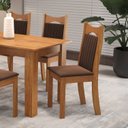 Ver imagem 3 de Kit 2 Cadeiras de Jantar Estofadas Veludo Dalas Yescasa