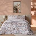 Ver imagem 2 de Kit Cobre Leito Solteiro Sofisticata 100% Algodão 160x240cm Atlântica Savana