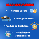 Ver imagem 4 de Janela de Alumínio Lado Esquerdo 2 Folhas com Grade 120x150cm Branco Allo Esquadrias