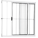 Ver imagem 2 de Janela de Alumínio Lado Esquerdo 2 Folhas com Grade 120x150cm Branco Allo Esquadrias