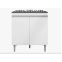 Ver imagem 1 de Balcão P/ Cooktop Andreia 4 ou 5 Bocas Branco - Ajl Móveis