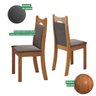 Kit 6 Cadeiras de Jantar Estofadas Veludo Dalas Yescasa - 7