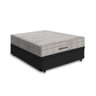 Cama Box Baú Casal 138 Tecido Sintético Preto com Colchão Ortobom Airtech Spring Pocket D26 Bege 70x - 3