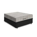 Ver imagem 3 de Cama Box Baú Casal 138 Tecido Sintético Preto com Colchão Ortobom Airtech Spring Pocket D26 Bege 70x
