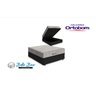 Cama Box Baú Casal 138 Tecido Sintético Preto com Colchão Ortobom Airtech Spring Pocket D26 Bege 70x - 2