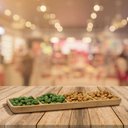 Ver imagem 3 de Petisqueira Retangular 4 Divisórias em Bambu