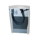 Ver imagem 2 de Capa Maquinas Lavar Electrolux 9kg e 10kg com Zíper Branca
