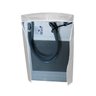 Capa Maquinas Lavar Electrolux 9kg e 10kg com Zíper Branca - 2