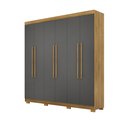 Ver imagem 2 de Guarda-Roupa Casal Com 6 Portas 2 Gavetas Buriti