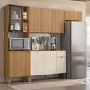 Ver imagem 4 de Cozinha Compacta Vert Plus com Balcão para Cozinha Freijó Freijó Soft - Kits Paraná