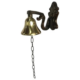 Sineta Rústica Em Bronze Dourado Para Fachada de Casas - 5